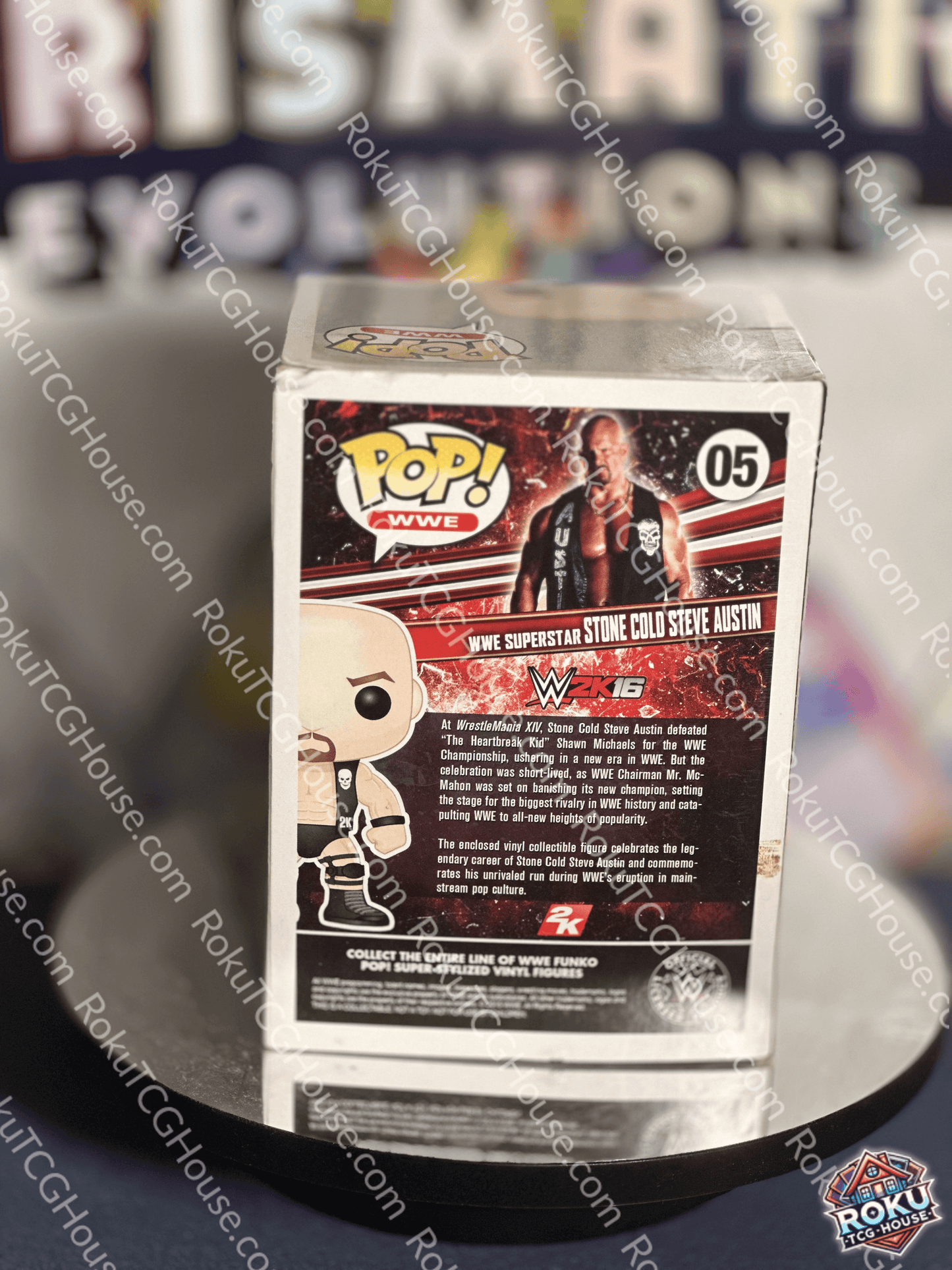Stone Cold Steve Austin - WWE #05 - Funko Pop! Vinyl Figure (Moderate Box Wear)