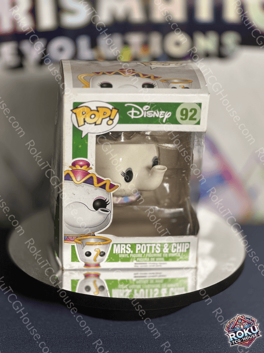 Mrs. Potts & Chip - Disney #92 - Funko Pop! Vinyl Figure (Heavy Box Wear)