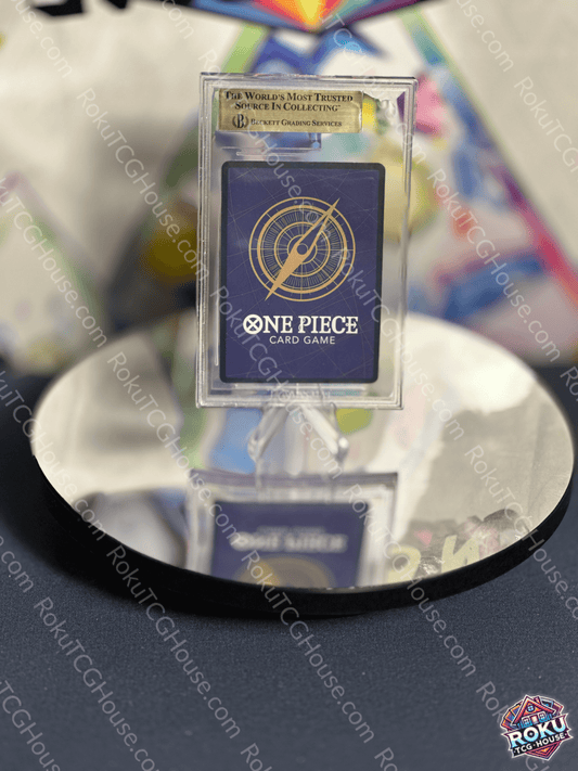 Back of Crocodile – Romance Dawn – One Piece Card (BGS 9.5).