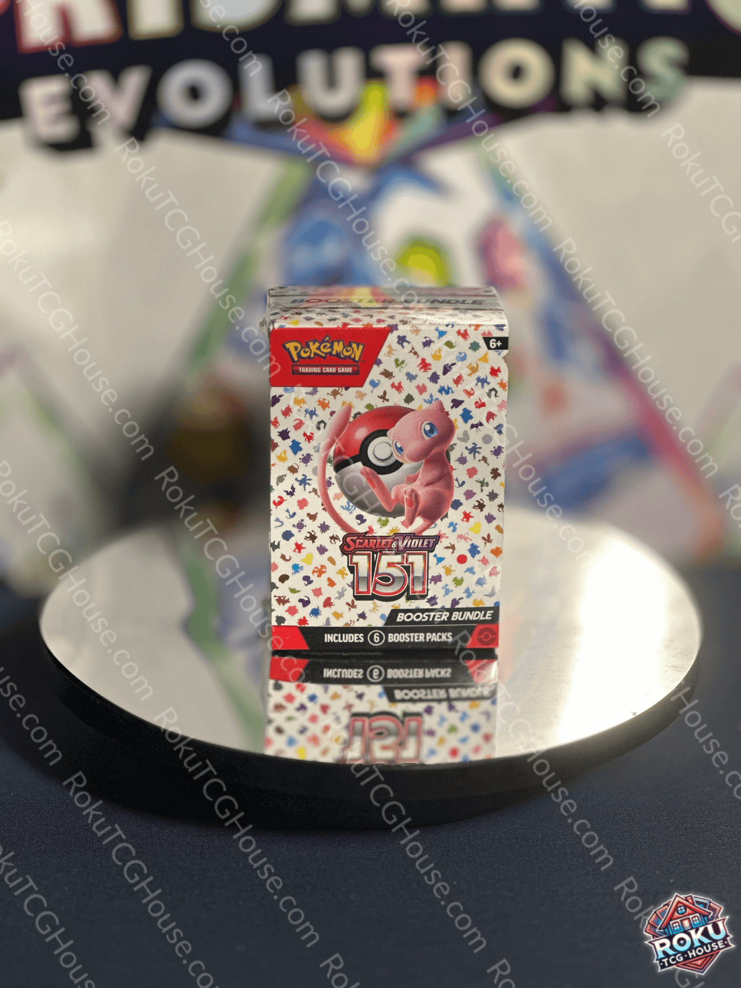 Front of Scarlet & Violet: 151 – Booster Bundle – Pokémon TCG Booster Bundle.