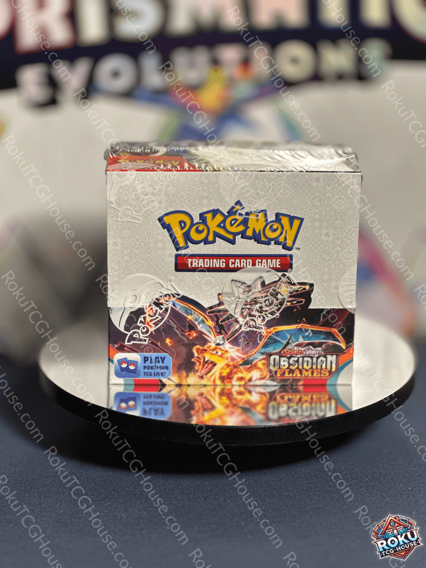 Front of Obsidian Flames – Pokémon TCG Booster Box.