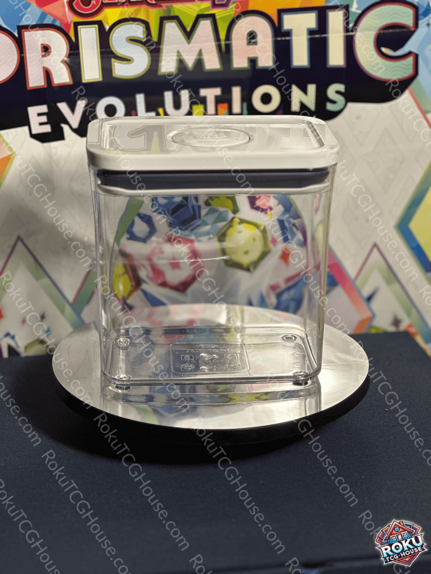 Empty Booster Box Protector Case – clear protective case for storing Pokémon TCG Booster Boxes.