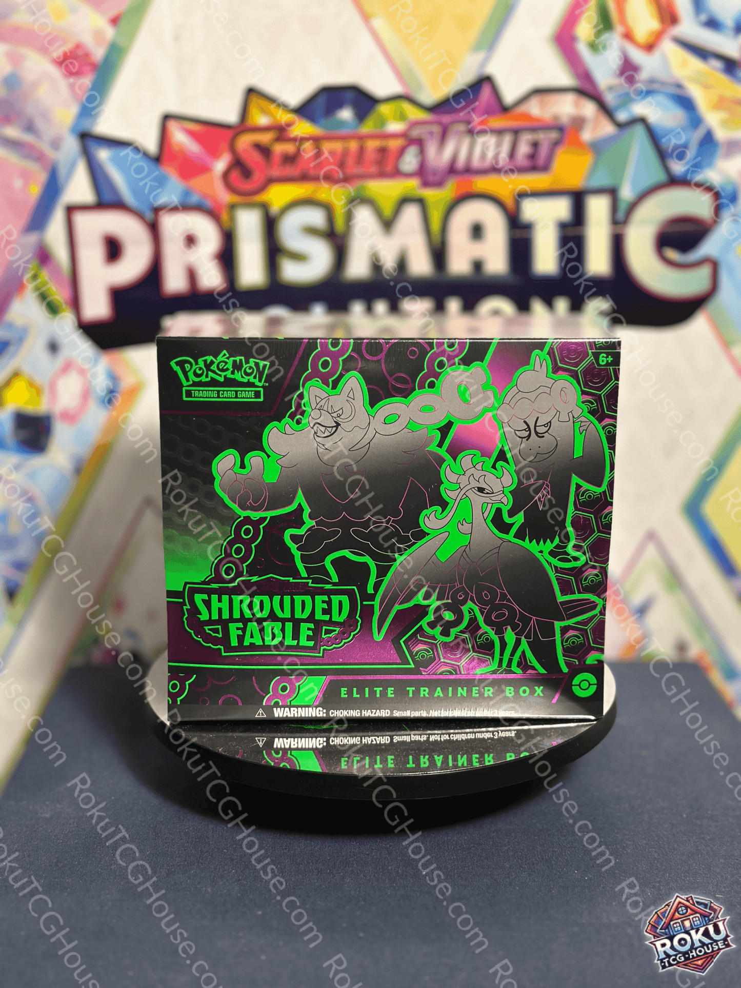 Front of Shrouded Fable – Pokémon TCG Elite Trainer Box.