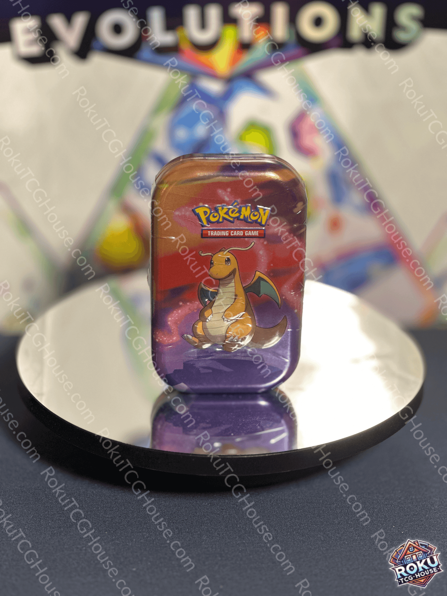 Front of Pokémon TCG: Kanto Powers Mini‑Tin – Pokémon Trading Card Game mini tin.