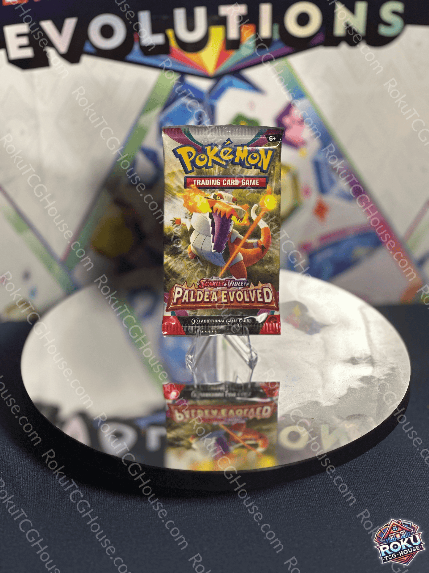 Front of Paldea Evolved – Pokémon TCG Booster Pack.