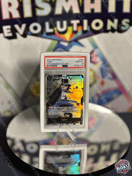 Example of Colored PSA Slab Protector – silicone bumper guard for PSA-graded cards.