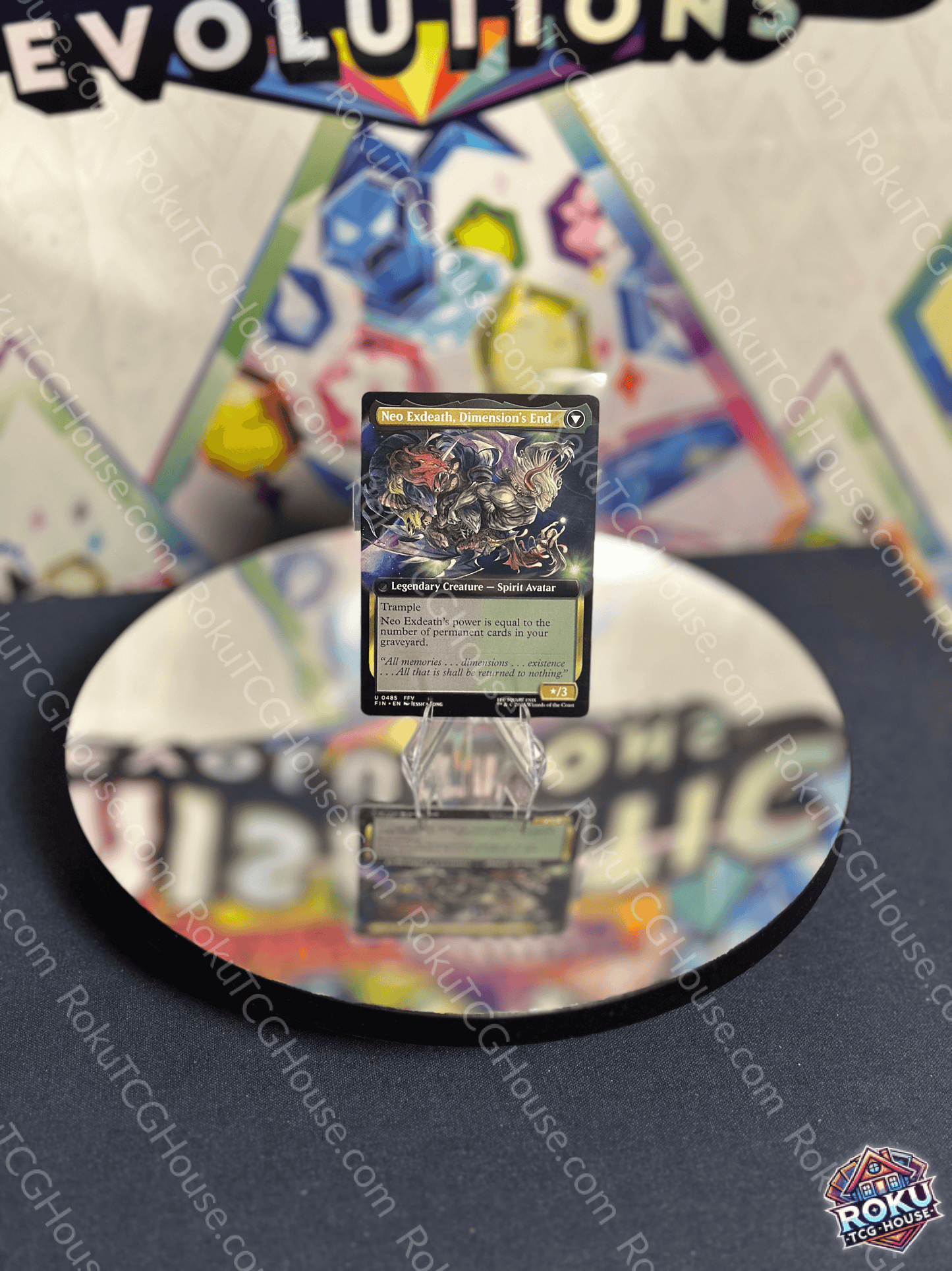 Back of Exdeath, Void Warlock (Extended Art) - Final Fantasy - Magic: The Gathering Card (Near Mint)