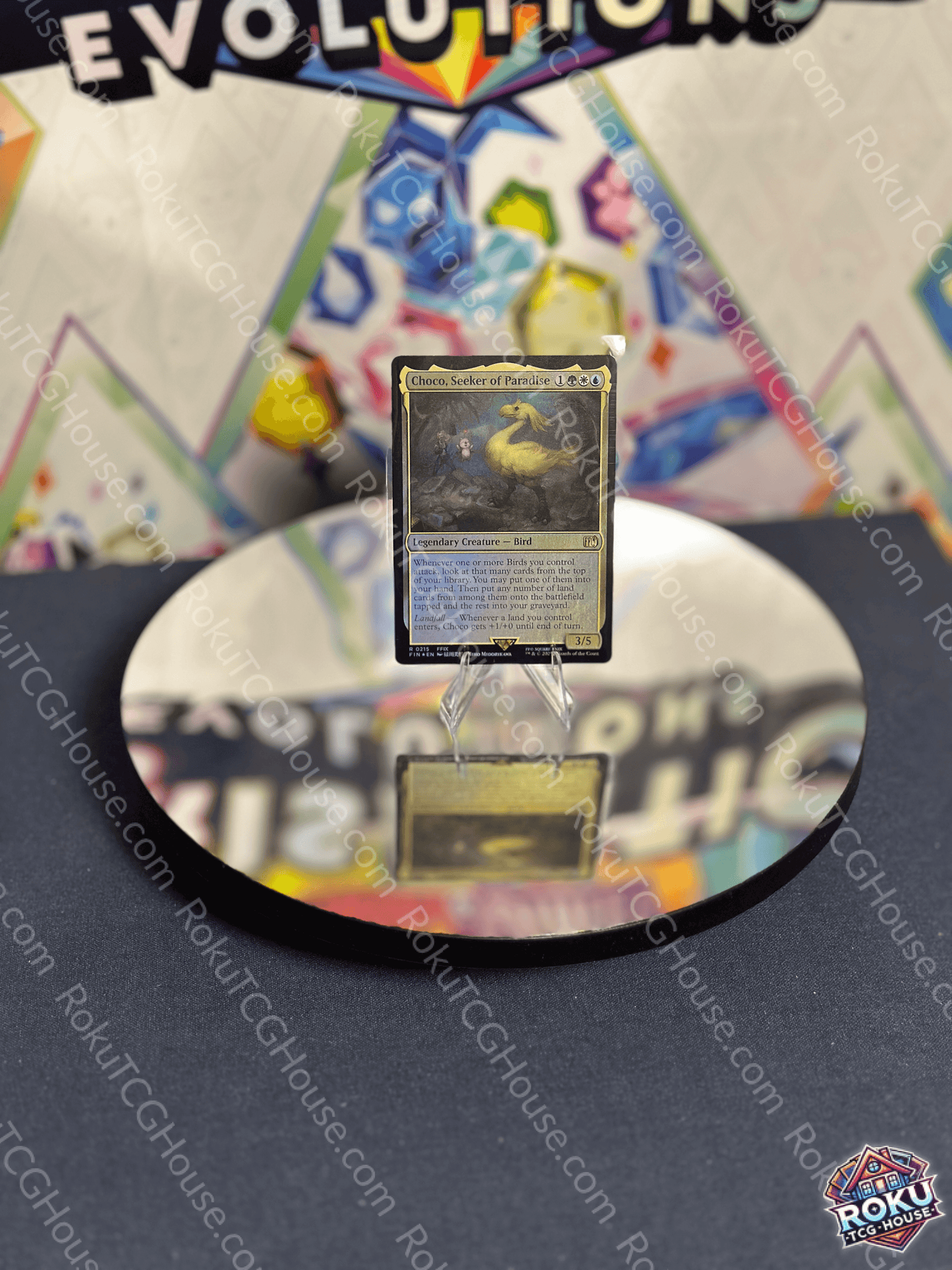Front of Choco, Seeker of Paradise - Final Fantasy - Magic: The Gathering Card (Near Mint)