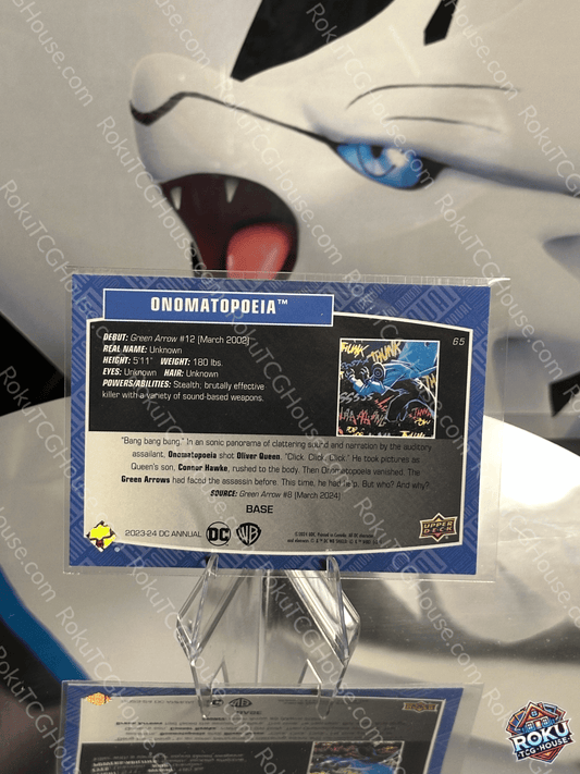 Onomatopoeia - DC Annual 23-24 Card (NM)