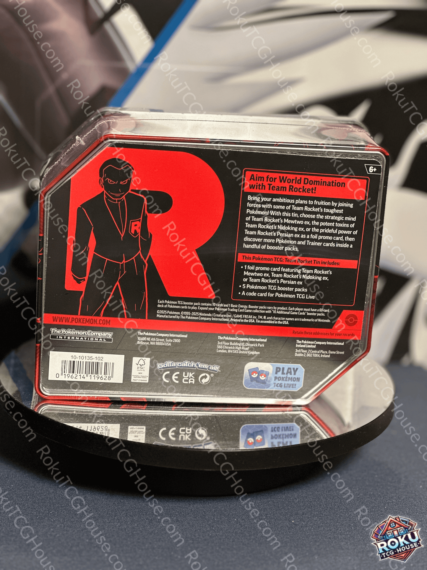 Pokemon TCG: Team Rocket Tin (Nidoking)