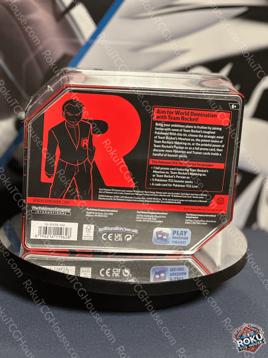 Pokemon TCG: Team Rocket Tin (Nidoking)