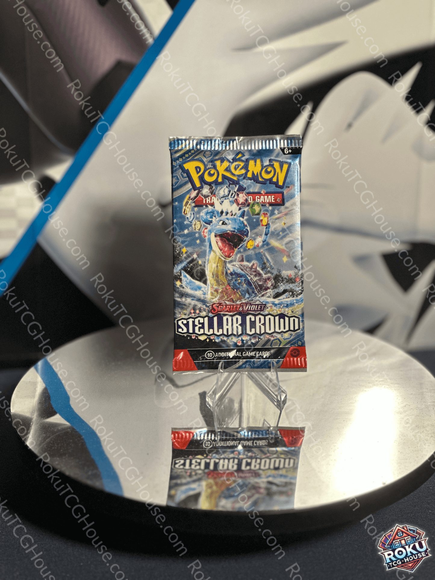 Pokemon TCG Stellar Crown Booster Pack featuring Terapagos ex