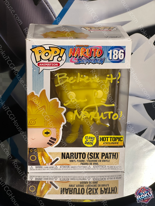 Naruto (Six Path) (Signed by Maile Flanigan) - Naruto: Shippuden #186 - Funko Pop! Vinyl Figure