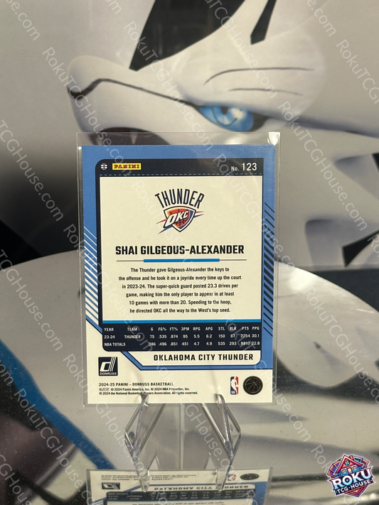 Shai Gilgeous Alexander - 2024 Panini Donruss NBA Card (NM)