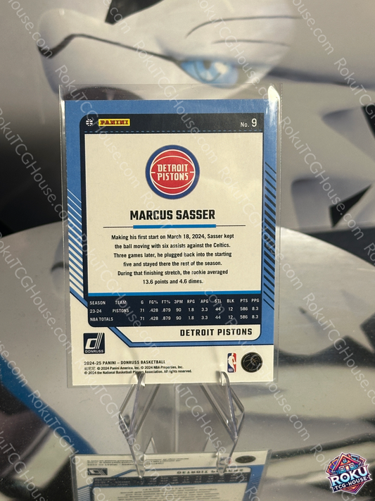 Marcus Sasser (Disco) - 2024 Panini Donruss NBA Card (NM)