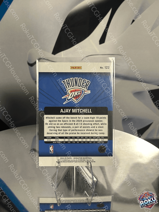 Ajay Mitchell (Rookie) - 2024 Panini Revolution NBA Card (NM)