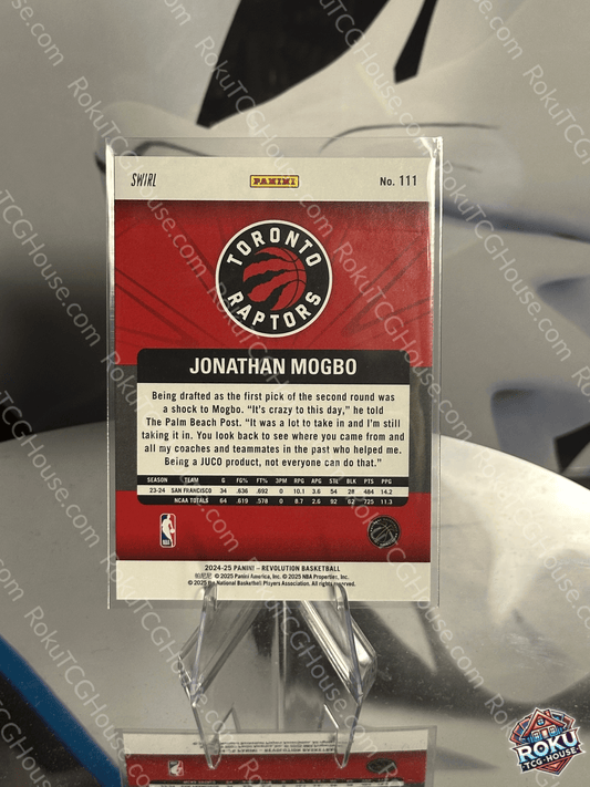 Jonathan Mogbo (Rookie, Swirl) - 2024 Panini Revolution NBA Card (NM)