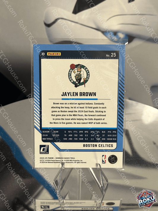 Jaylen Brown - 2024 Panini Donruss NBA Card (NM)