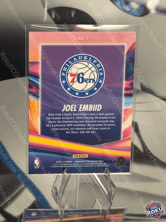 Joel Embiid (Anti Gravity) - 2023 Panini Premium Stock NBA Card (NM)