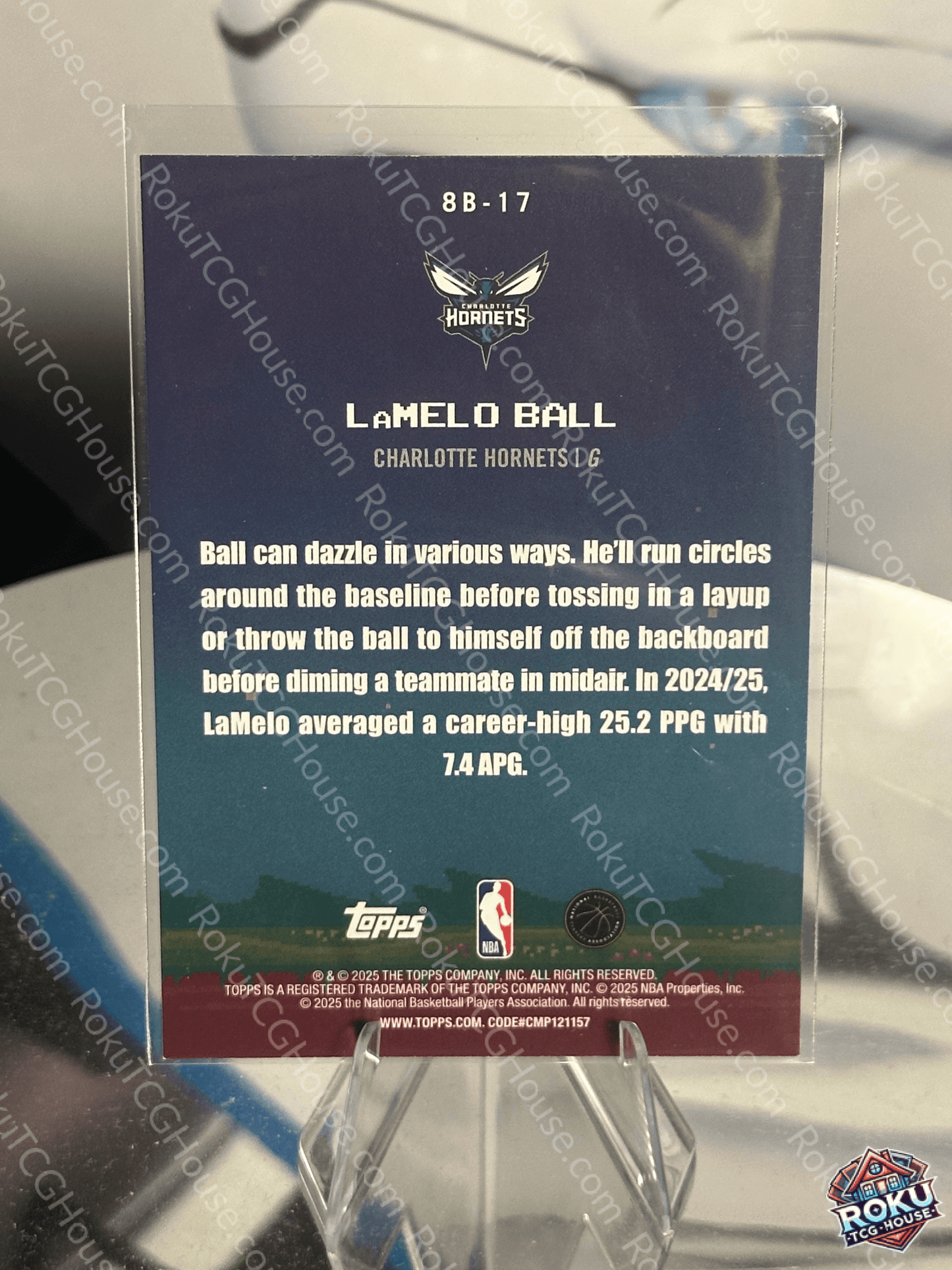 LaMelo Ball (8-Bit Ballers) - '25-'26 Topps NBA Card (NM)