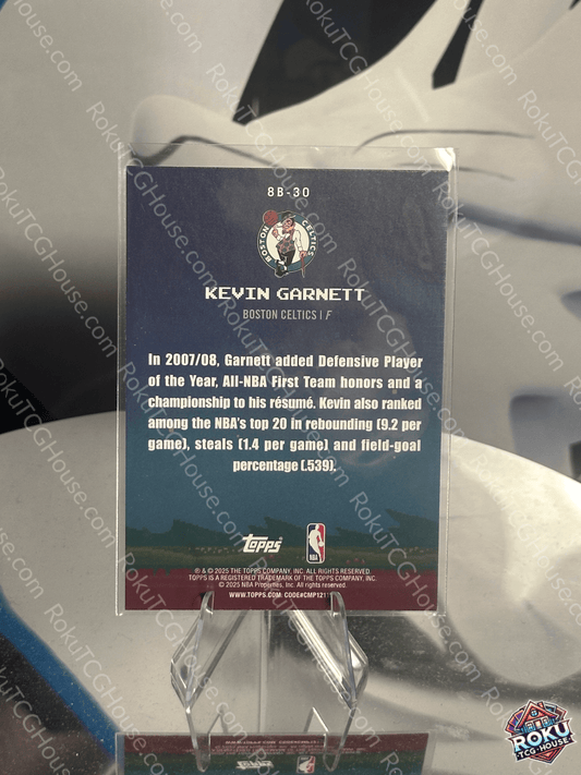 Kevin Garnett (8-Bit Ballers) - '25-'26 Topps NBA Card (NM)