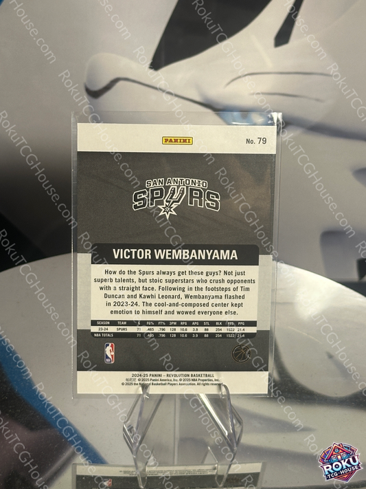 Victor Wembanyama - '24-'25 Panini Revolution NBA Card (NM)