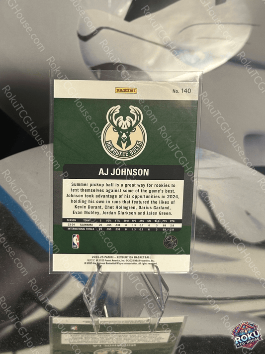 AJ Johnson (Rookie) - '24-'25 Panini Revolution NBA Card (NM)