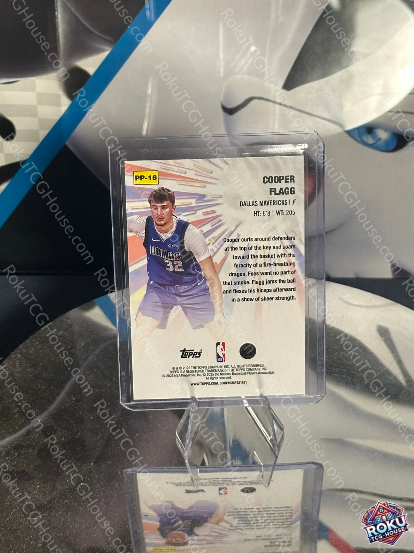 Cooper Flagg (Rookie, Power Players) - 2025 Topps NBA Card