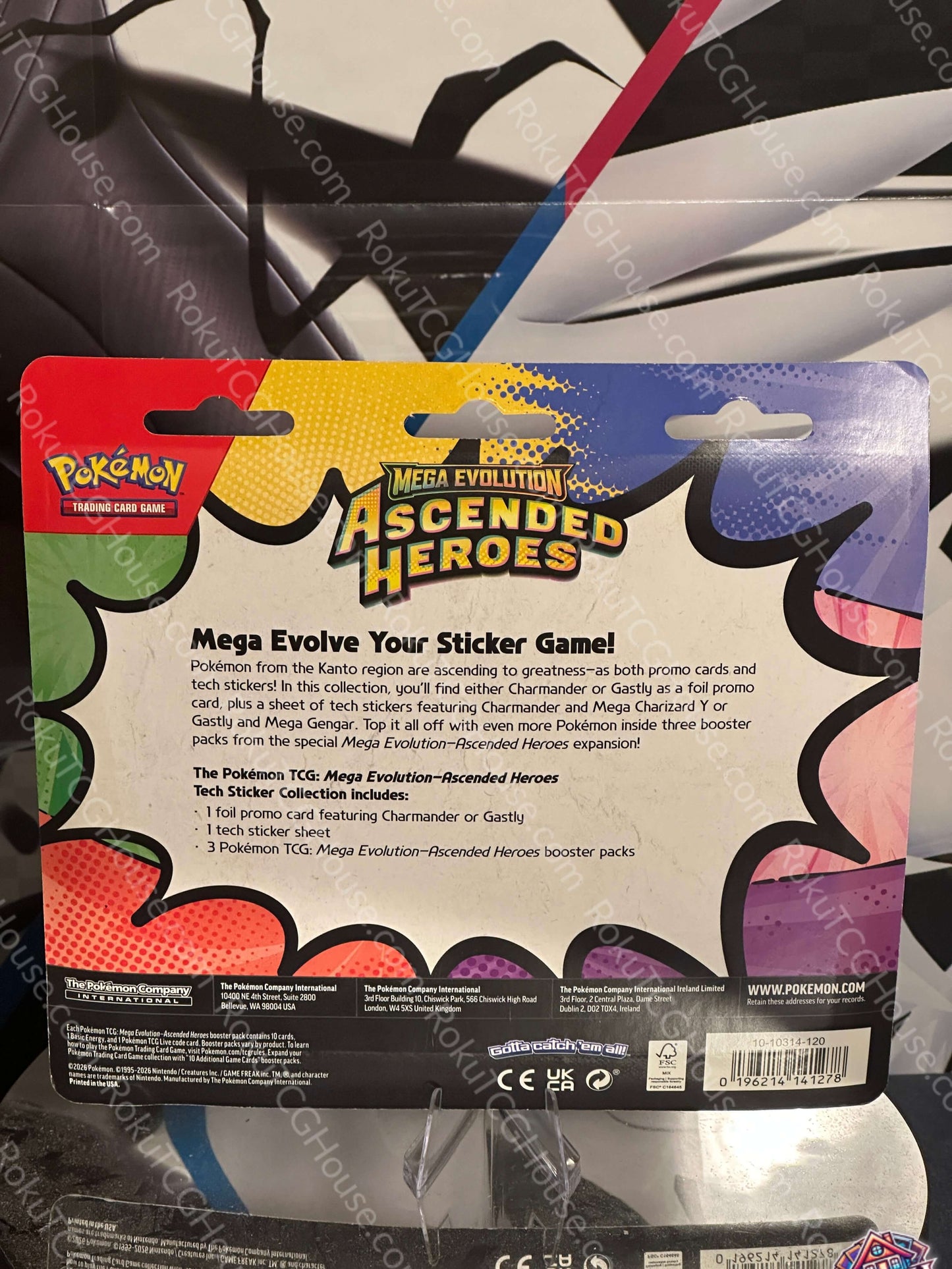 Ascended Heroes - 3 Pack-Blister (Gastly)