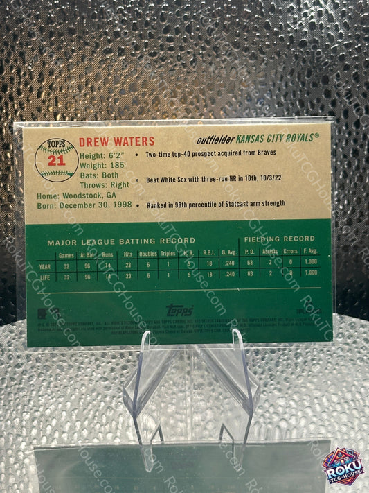 Drew Waters 2023 MLB Card Near Mint back