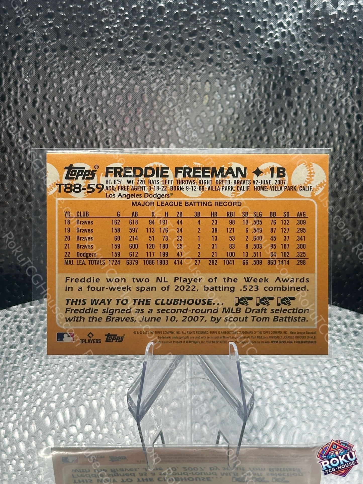 Freddie Freeman - 2023 MLB Card (NM)