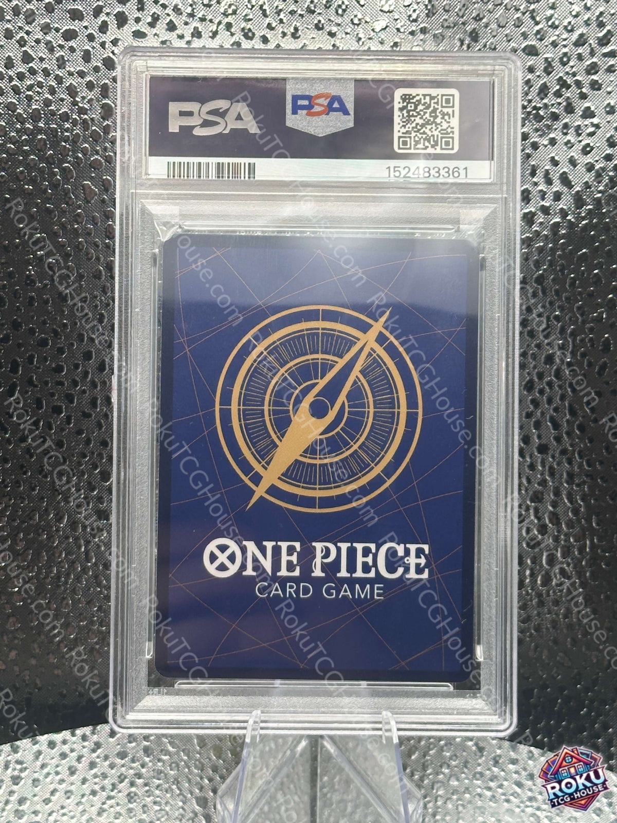 Monkey D. Luffy 500 Years in the Future One Piece PSA 10 Card Back