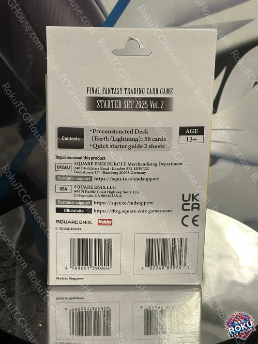 Final Fantasy TCG Starter Set 2025 Vol. 2 (Cloud)