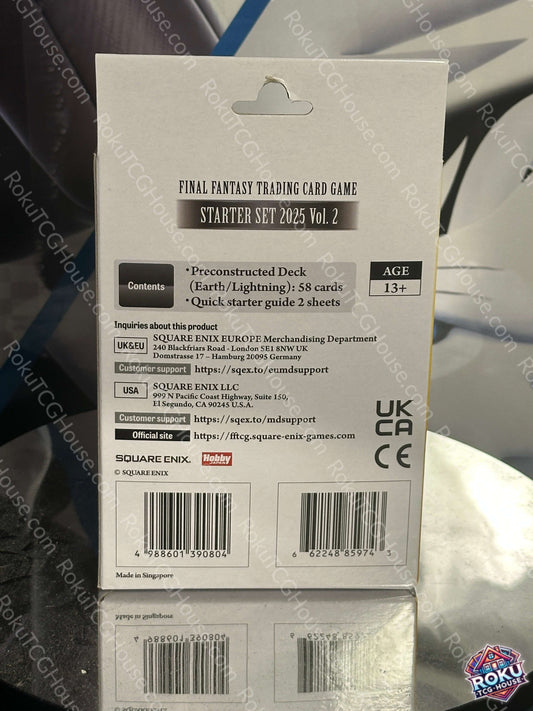 Final Fantasy TCG Starter Set 2025 Vol. 2 (Cloud)