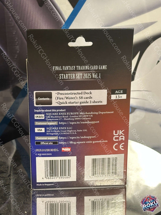 Final Fantasy TCG Starter Set 2025 Vol. 1 (Zack)
