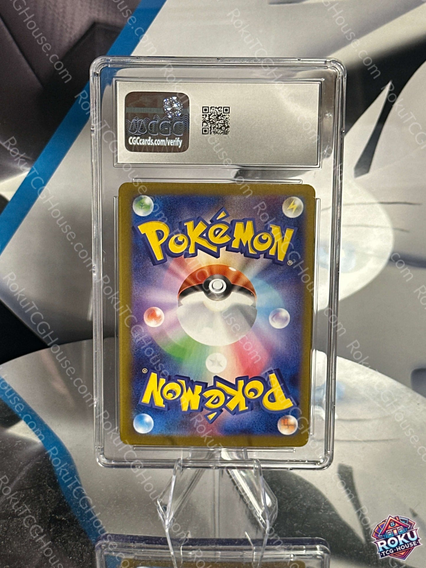 Purrloin CGC 10 Pokemon Card graded slab - White Flare JP