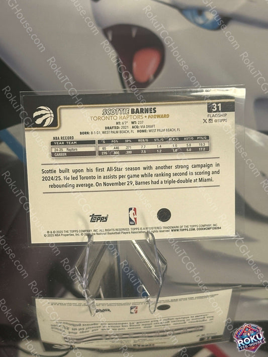 Scottie Barnes (Blackout) - 2025 Topps NBA Card (NM)