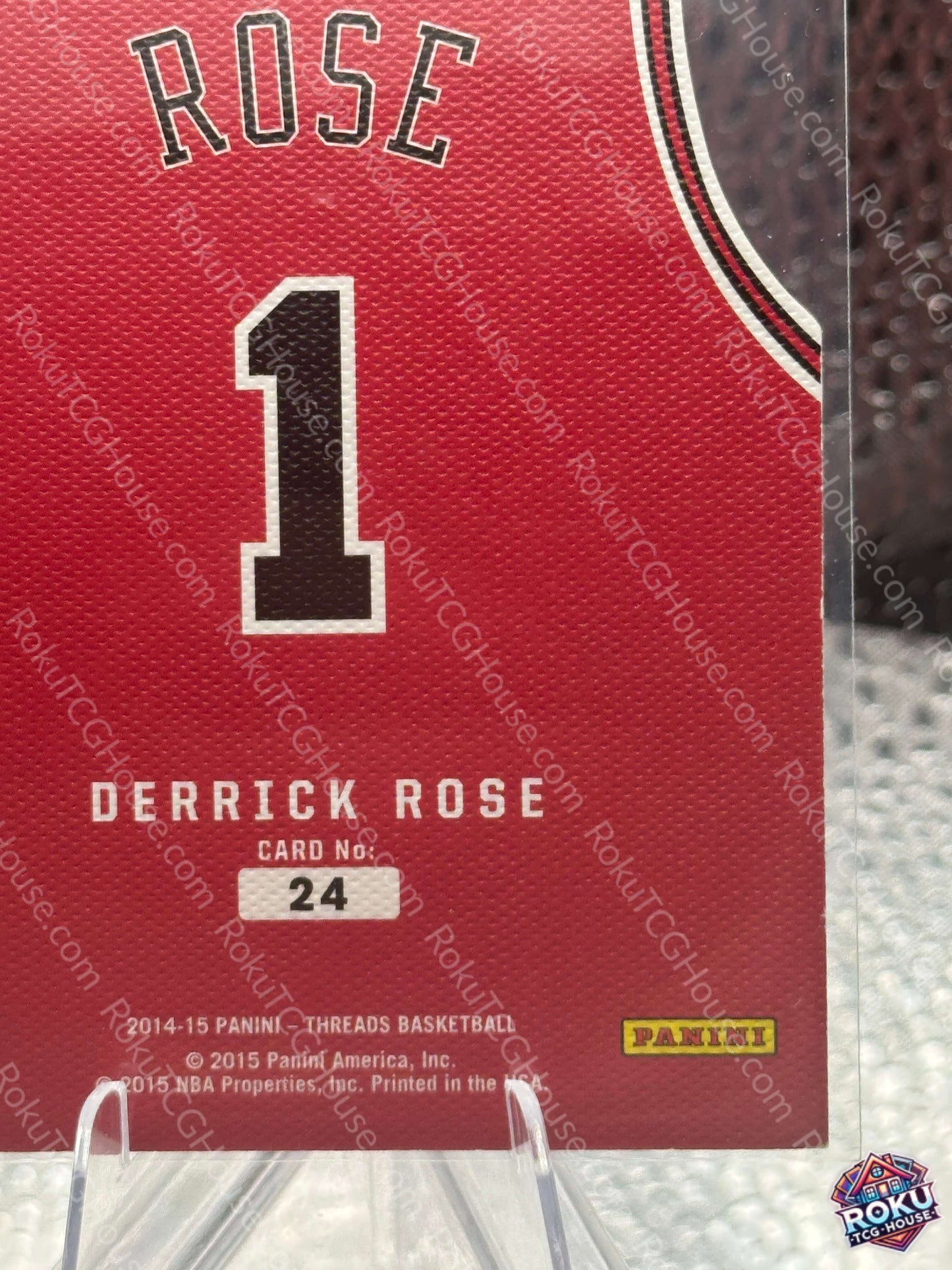 Derrick Rose (#24) (Die-Cut) - 2014-15 Panini Threads - NBA Card (LP)