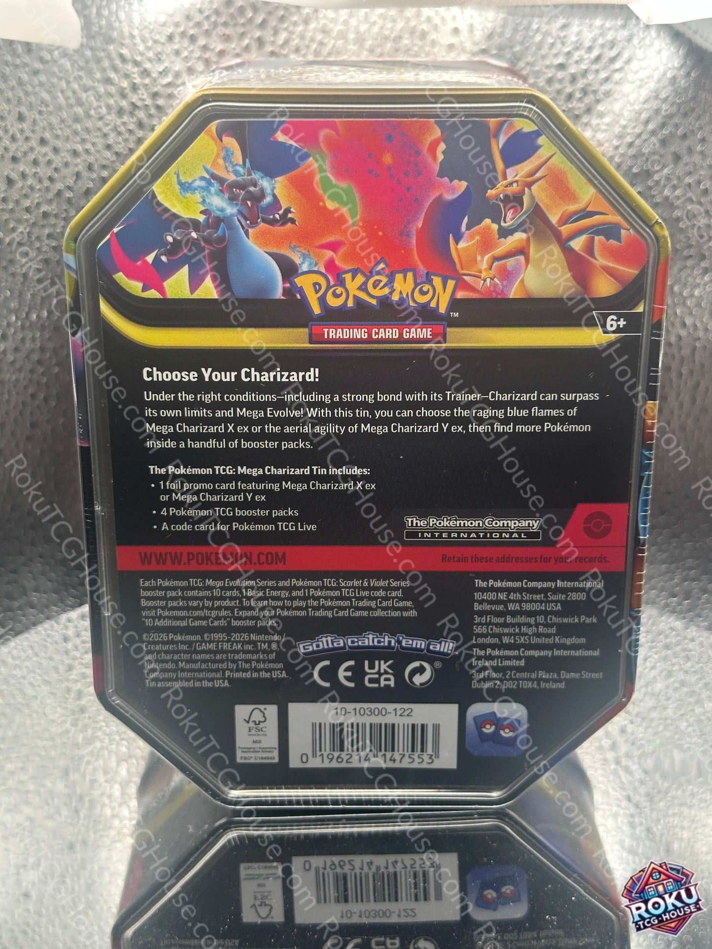 Mega Charizard Tin (Mega Charizard Y)