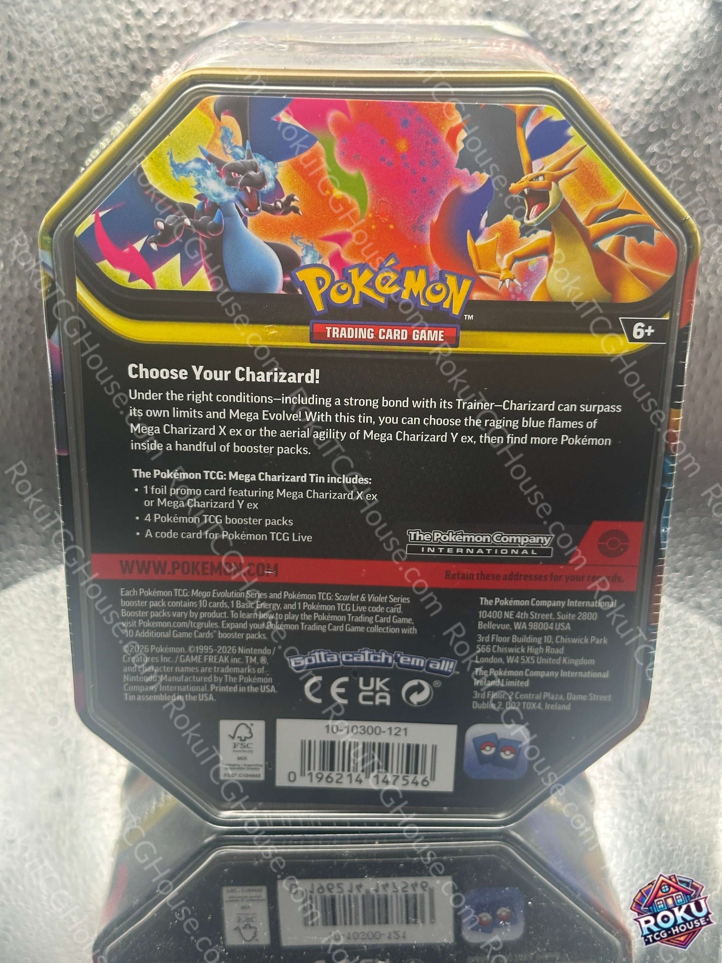 Mega Charizard Tin (Mega Charizard X)