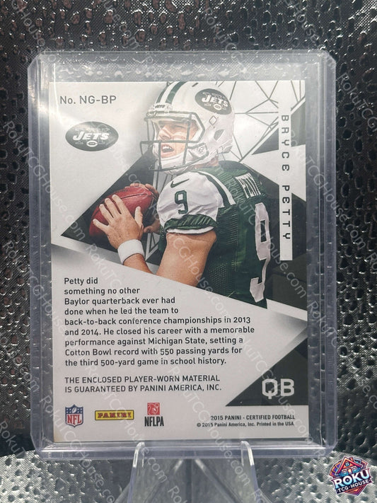 Bryce Petty (Rookie, Jersey, 291/799) - 2015 NFL Card (NM)