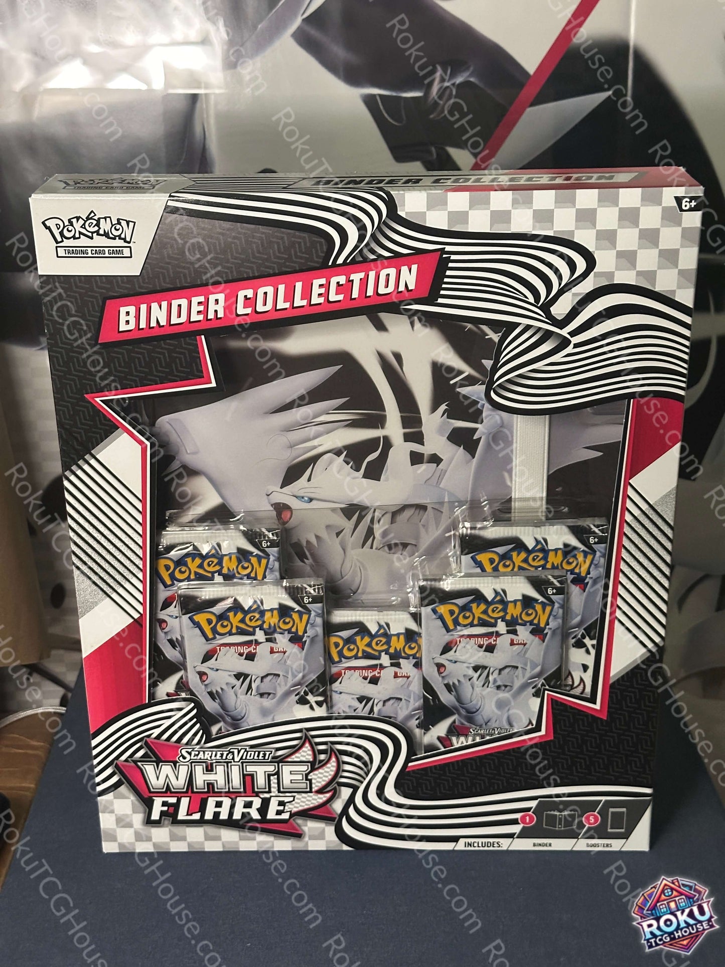 White Flare Binder Collection Pokemon TCG