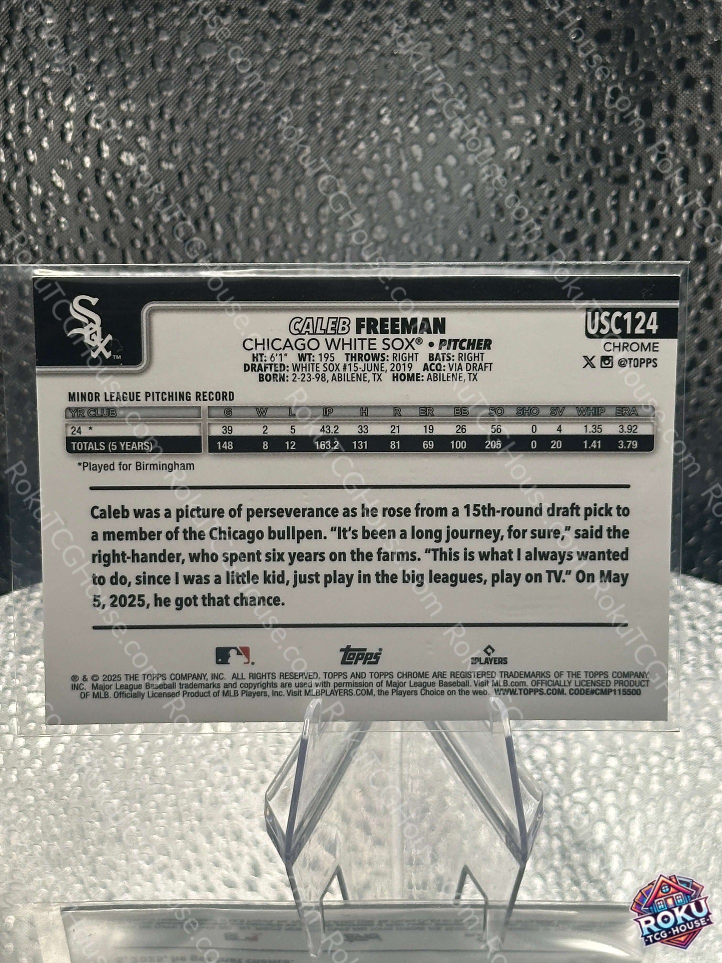 Caleb Freeman (Rookie) - 2025 MLB Card (NM)