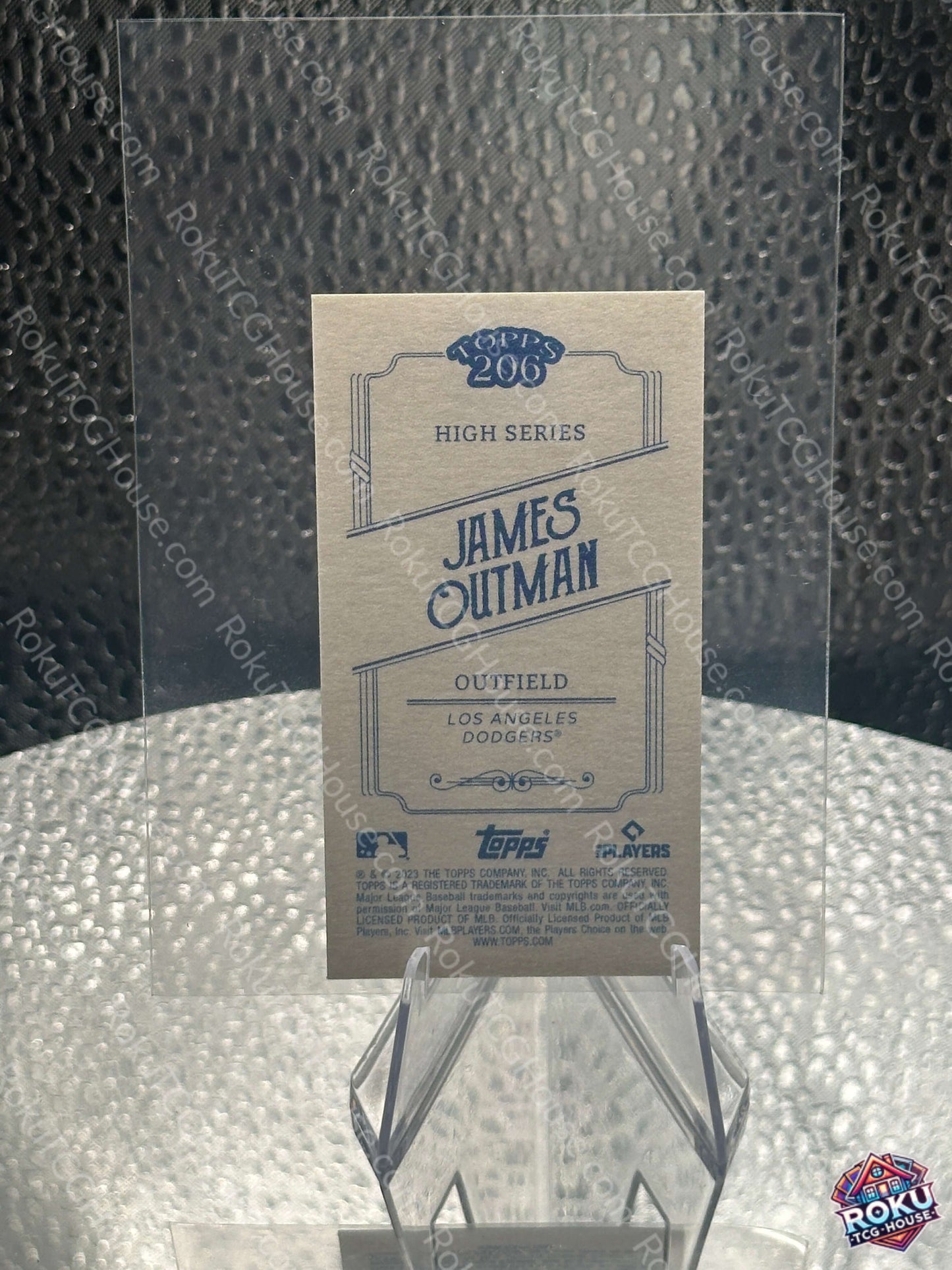 James Outman 2023 MLB Mini Card Near Mint Dodgers Baseball