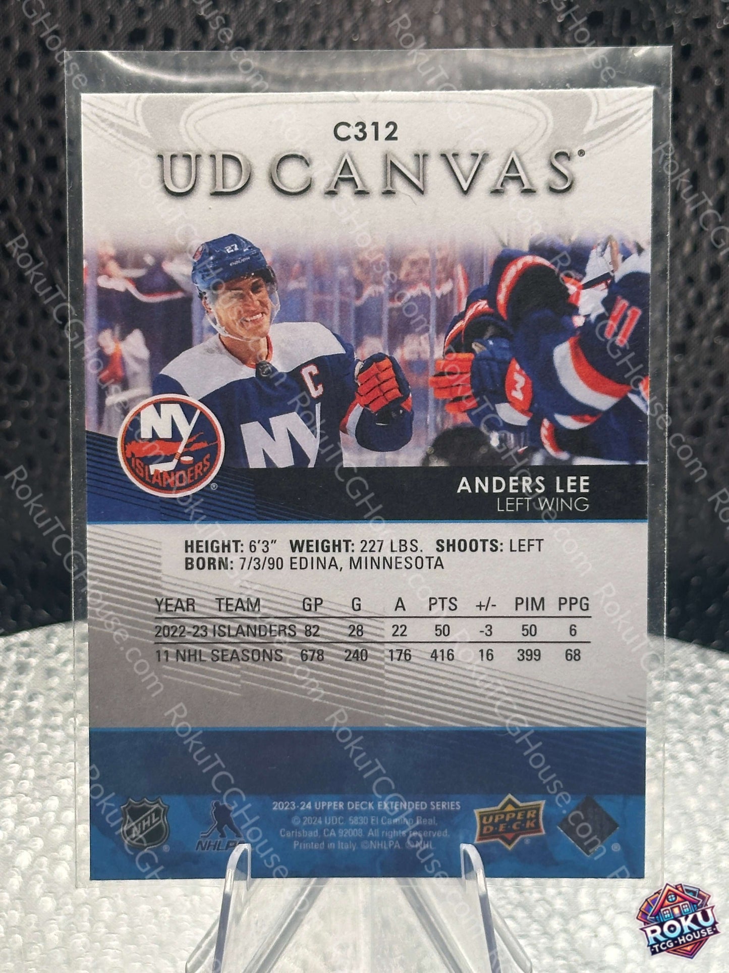 Anders Lee Islanders 2023 NHL Card Near Mint Hockey