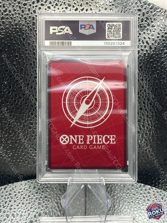 Monkey D. Luffy Starter Deck 29 One Piece Card PSA 9 back