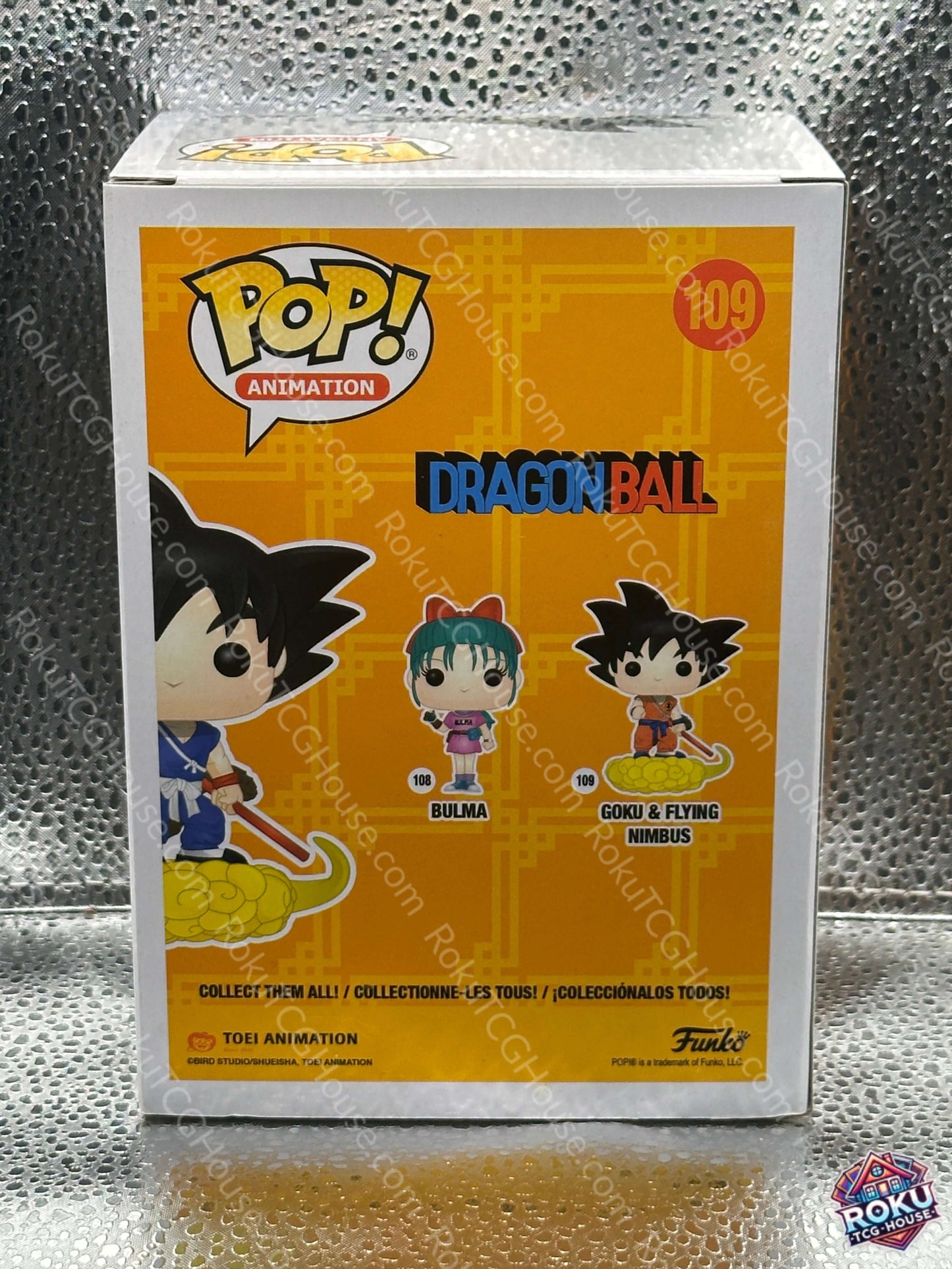Goku & Flying Nimbus #109 (Chrome) - Dragon Ball Funko Pop!