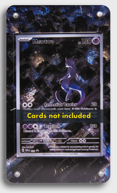 GeeksStop Mewtwo Art extender with sample card