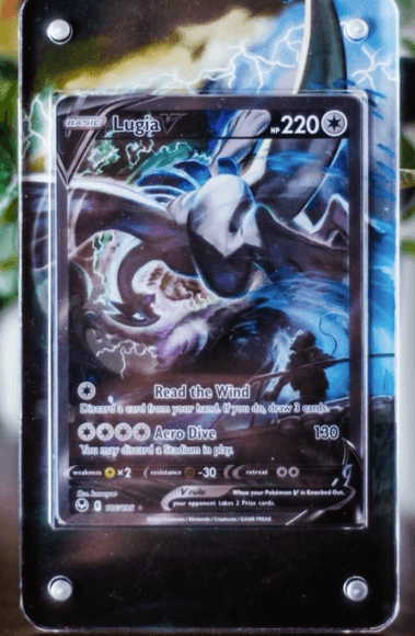Lugia V Art Extender with sample card