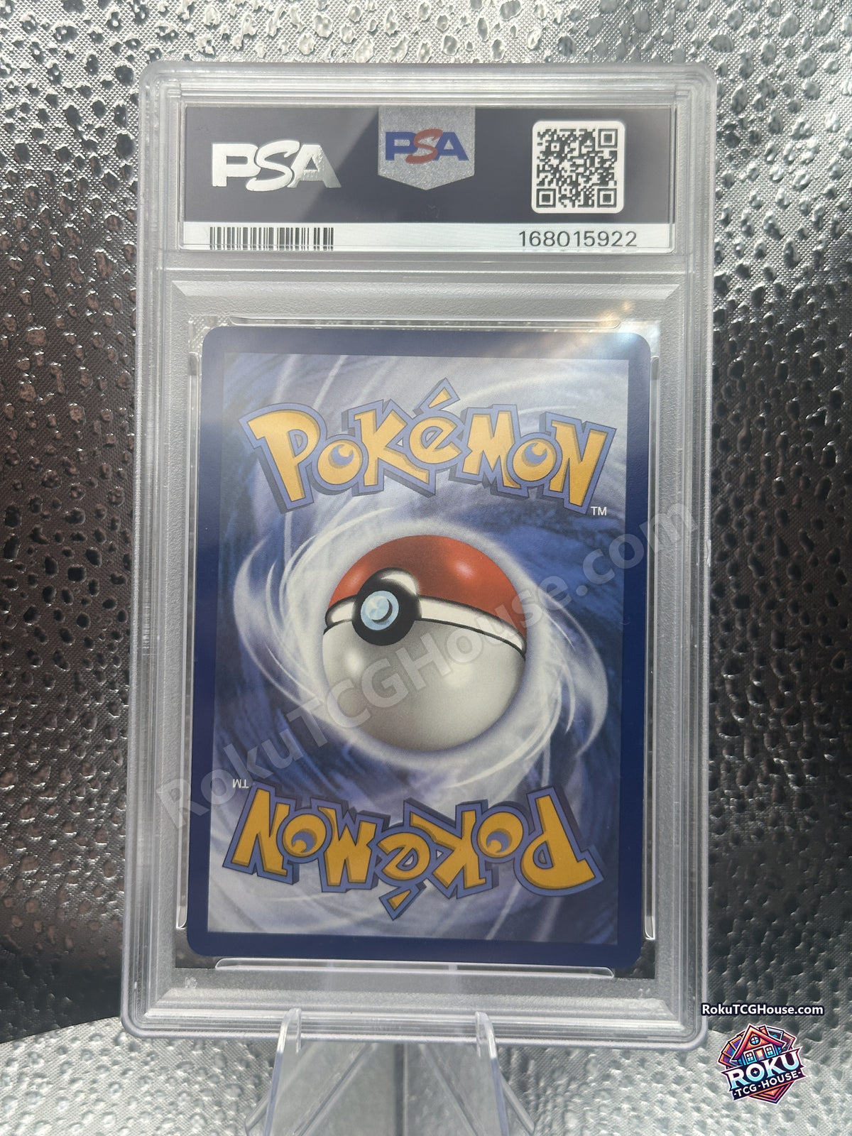 Blaziken V PSA 10 slab back with cert 168015922